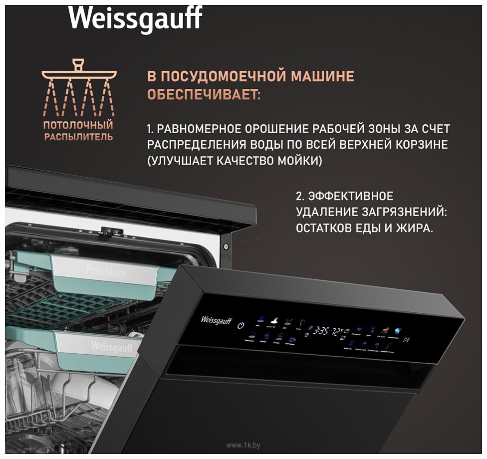 Фотографии Weissgauff DW 4539 Inverter Touch AutoOpen Black