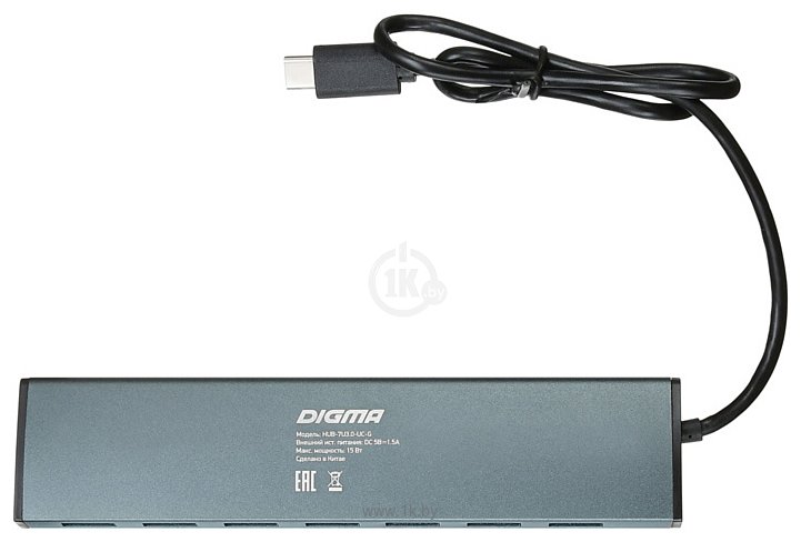 Фотографии Digma HUB-7U3.0-UC-G