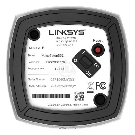 Фотографии Linksys WHW0103