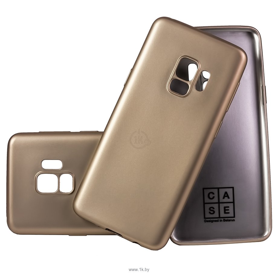 Фотографии Case Deep Matte для Samsung Galaxy S9 (золотистый)
