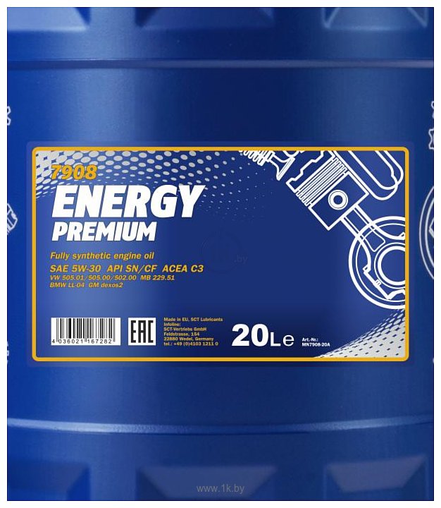 Фотографии Mannol Energy Premium 5W-30 20л