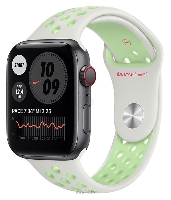 Фотографии Apple Watch SE GPS + Cellular 44mm Aluminum Case with Nike Sport Band