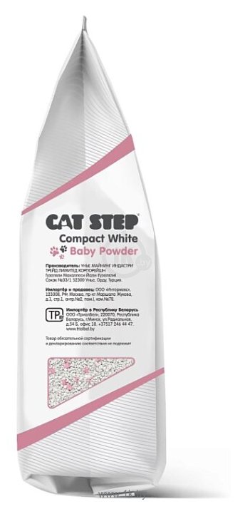 Фотографии Cat Step Compact White Baby Powder, 5л
