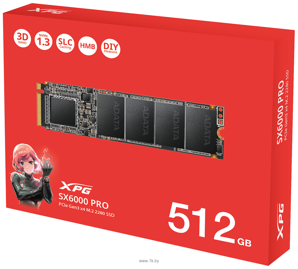 Фотографии ADATA XPG SX6000 Pro 512GB ASX6000PNP-512GT-B