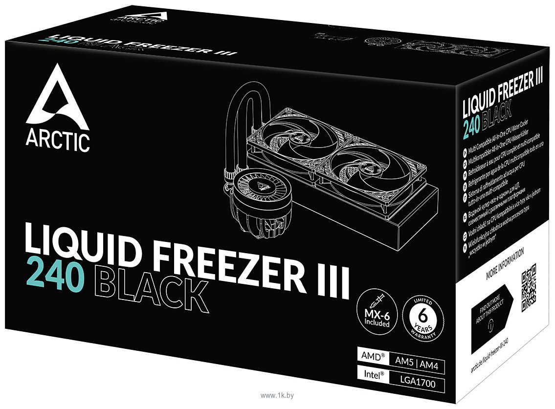 Фотографии Arctic Liquid Freezer III 240 Black ACFRE00134A