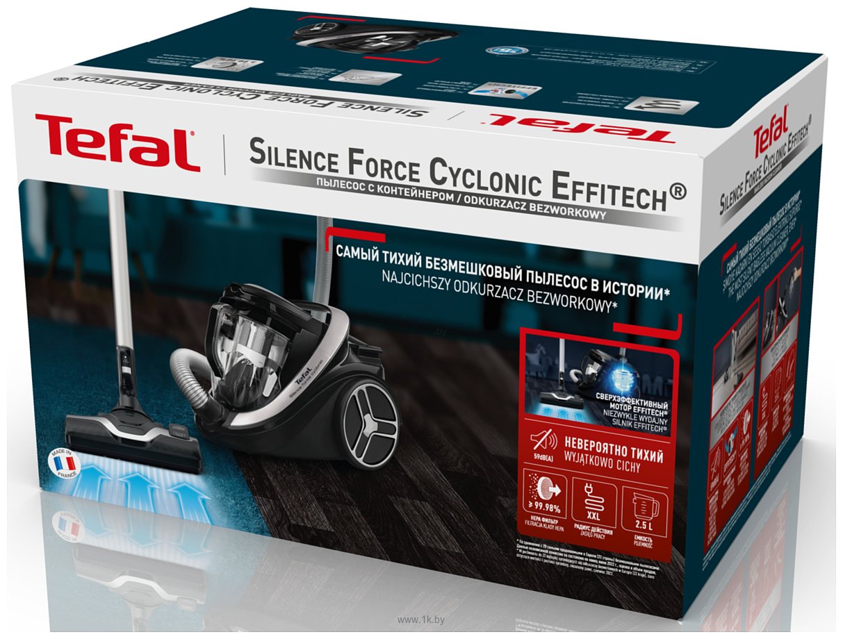 Фотографии Tefal Silence Force Cyclonic Effitech TW7941EA