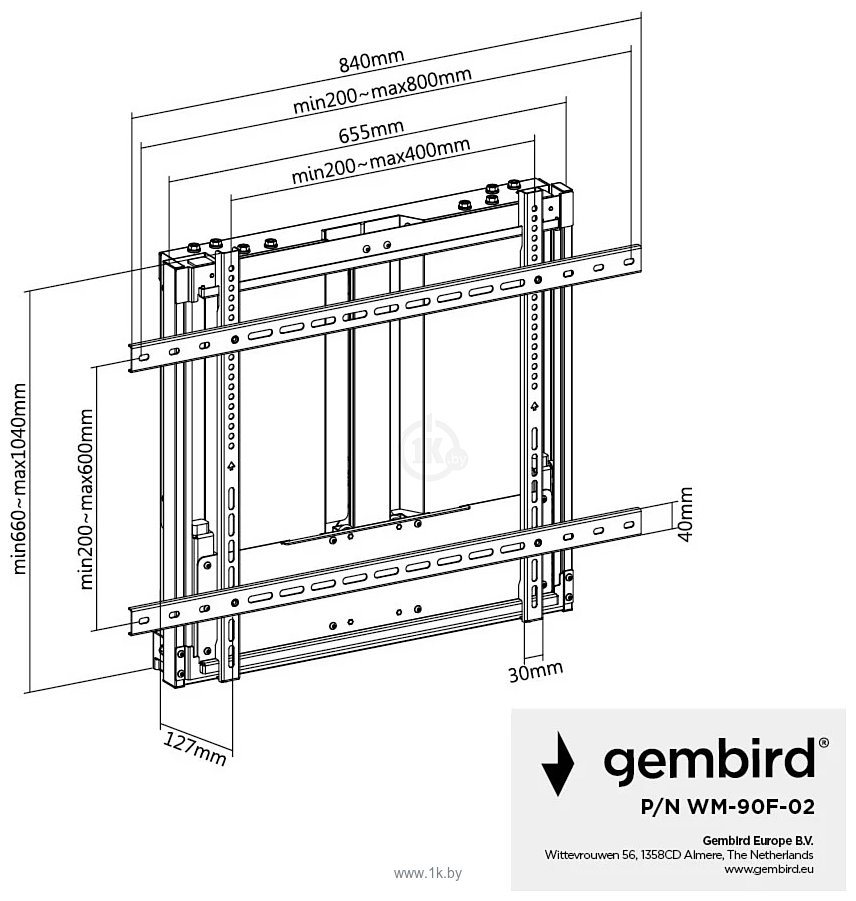 Фотографии Gembird WM-90F-02