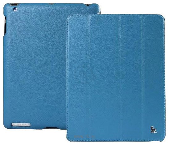 Фотографии Jison iPad 2/3/4 Smart Leather Cover Blue (JS-ID2-007)