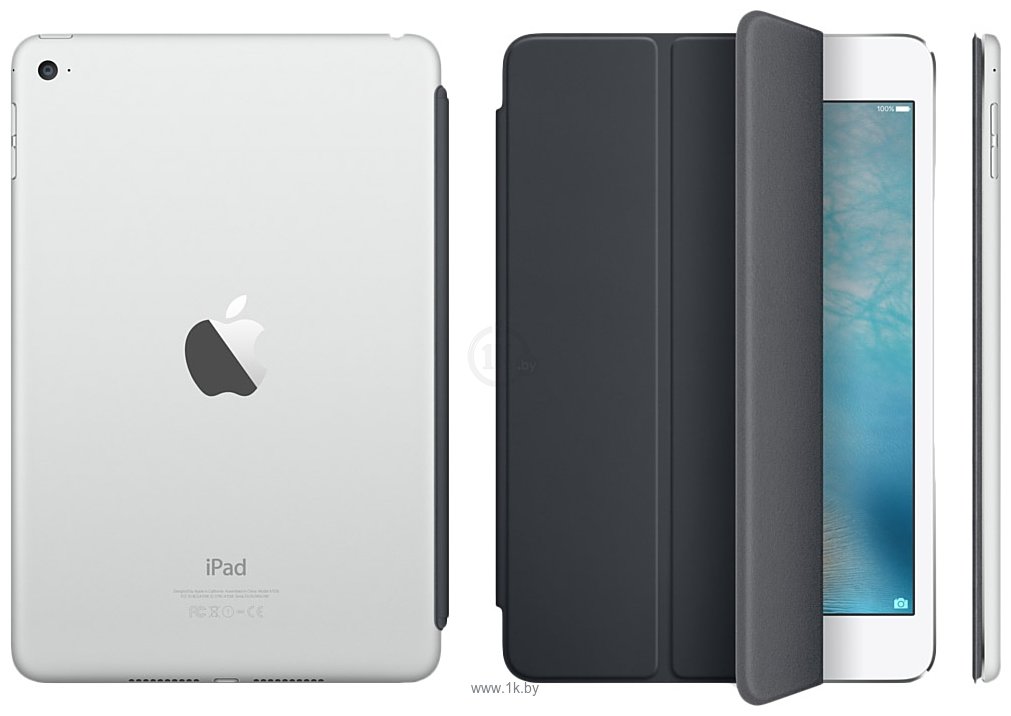 Фотографии Apple Smart Cover Charcoal Gray for iPad mini 4 (MKLV2ZM/A)
