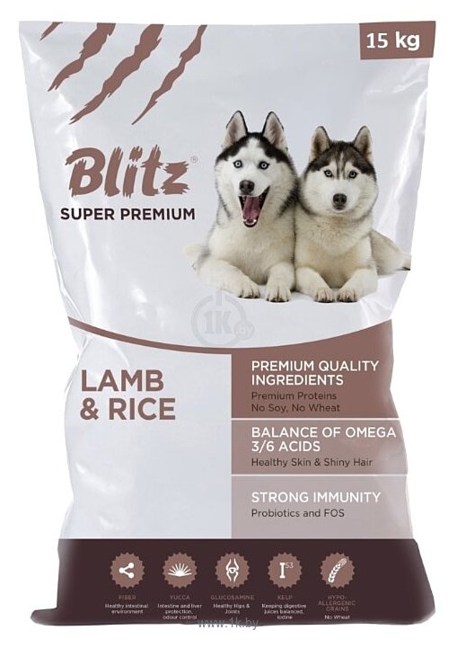 Фотографии Blitz Adult Dog Lamb & Rice All Breeds dry (15 кг)