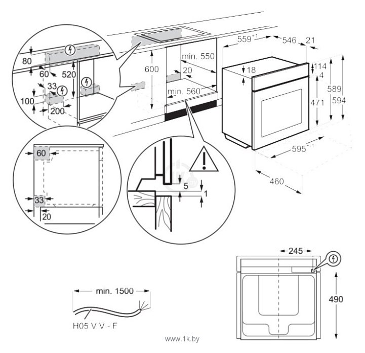 Фотографии Electrolux OEF5E50Z