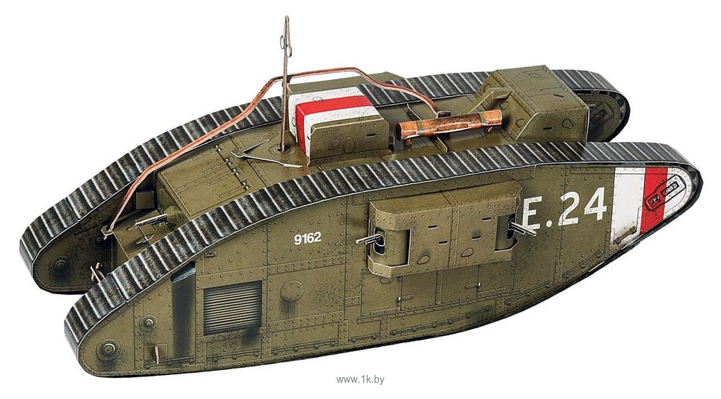 Фотографии Умная Бумага Британский танк Марк 5 (темно-зеленый)