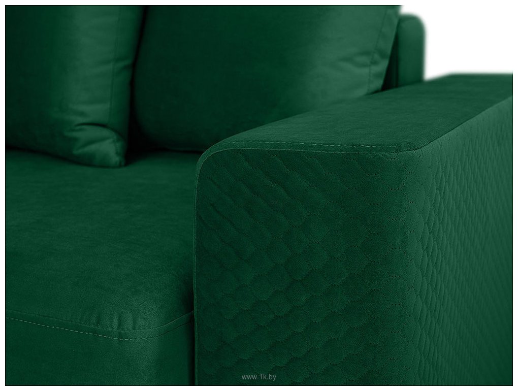 Фотографии Divan Корсо Velvet Emerald (велюр, зеленый)