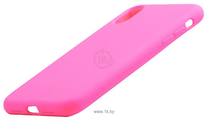 Фотографии EXPERTS Soft-Touch для Apple iPhone X/XS (розовый)