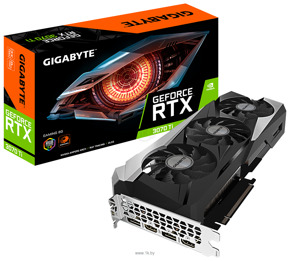 Фотографии Gigabyte GeForce RTX 3070 Ti Gaming 8G (GV-N307TGAMING-8GD)