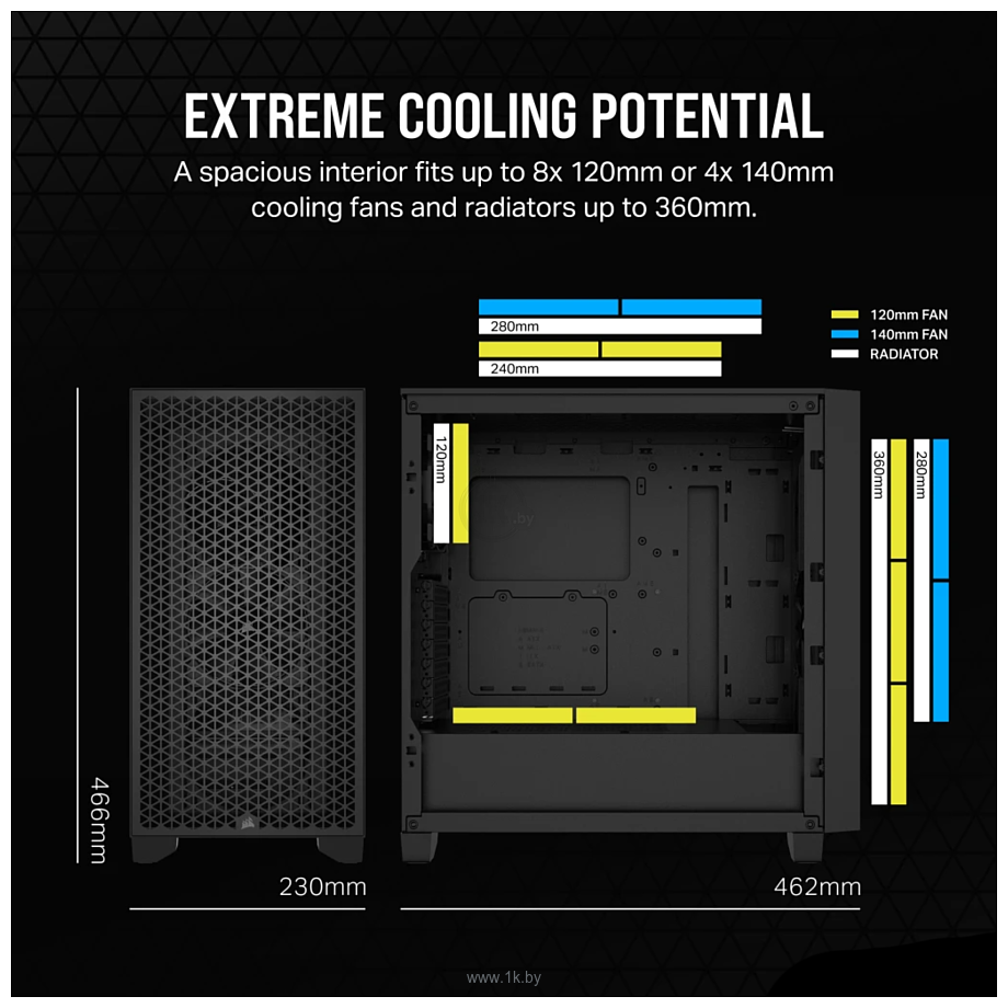 Фотографии Corsair 3000D Airflow CC-9011251-WW