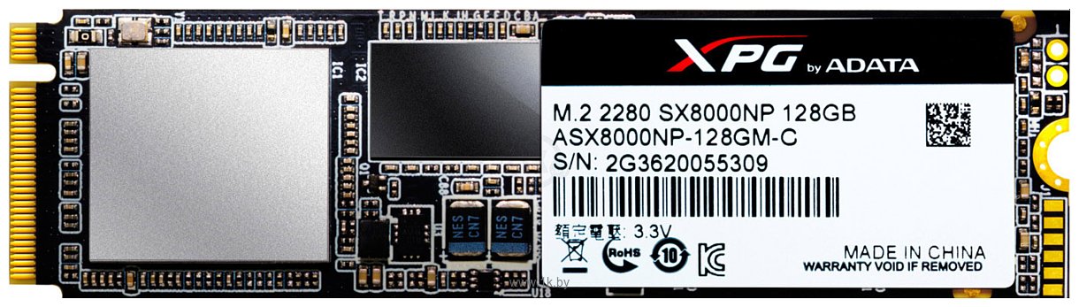 Фотографии ADATA XPG SX8000 128GB ASX8000NP-128GM-C (без радиатора)