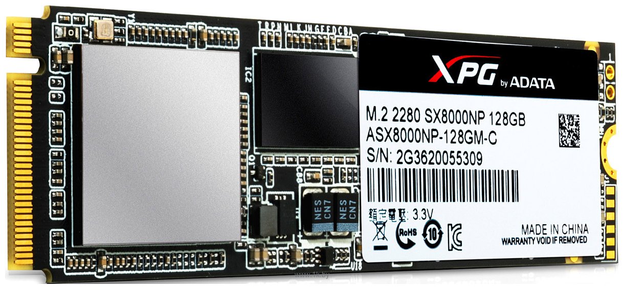 Фотографии ADATA XPG SX8000 128GB ASX8000NP-128GM-C (без радиатора)