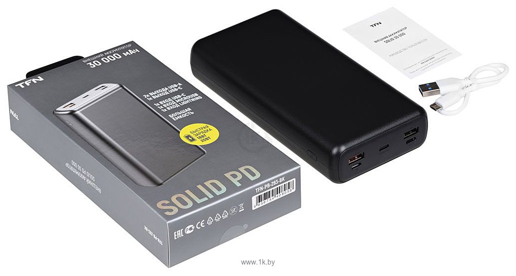 Фотографии TFN Solid PD 30000mAh TFN-PB-283