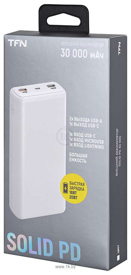 Фотографии TFN Solid PD 30000mAh TFN-PB-283