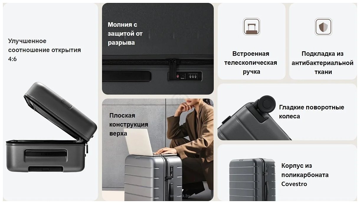 Фотографии Xiaomi Luggage Classic Pro 28" BHR8605GL (черный)