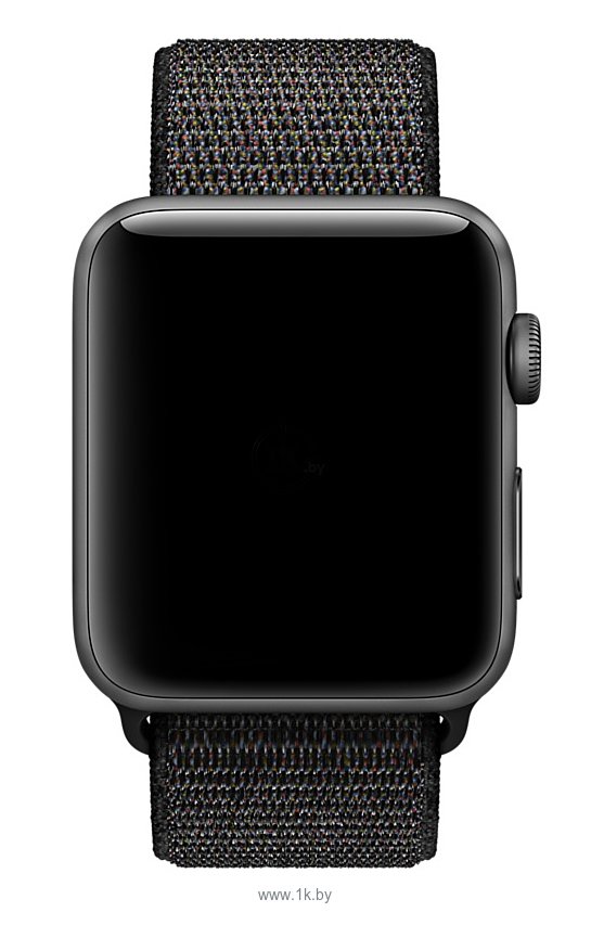 Фотографии Apple из плетеного нейлона 42 мм большой (черный) MRMG2