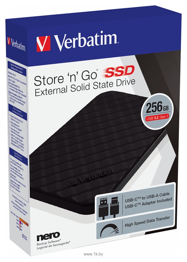 Фотографии Verbatim Store 'n' Go USB 3.2 256 ГБ