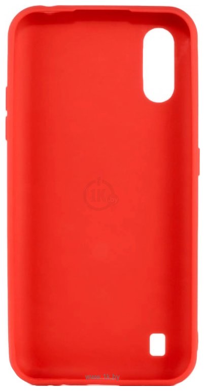 Фотографии Case Matte для Samsung Galaxy M01 (красный)