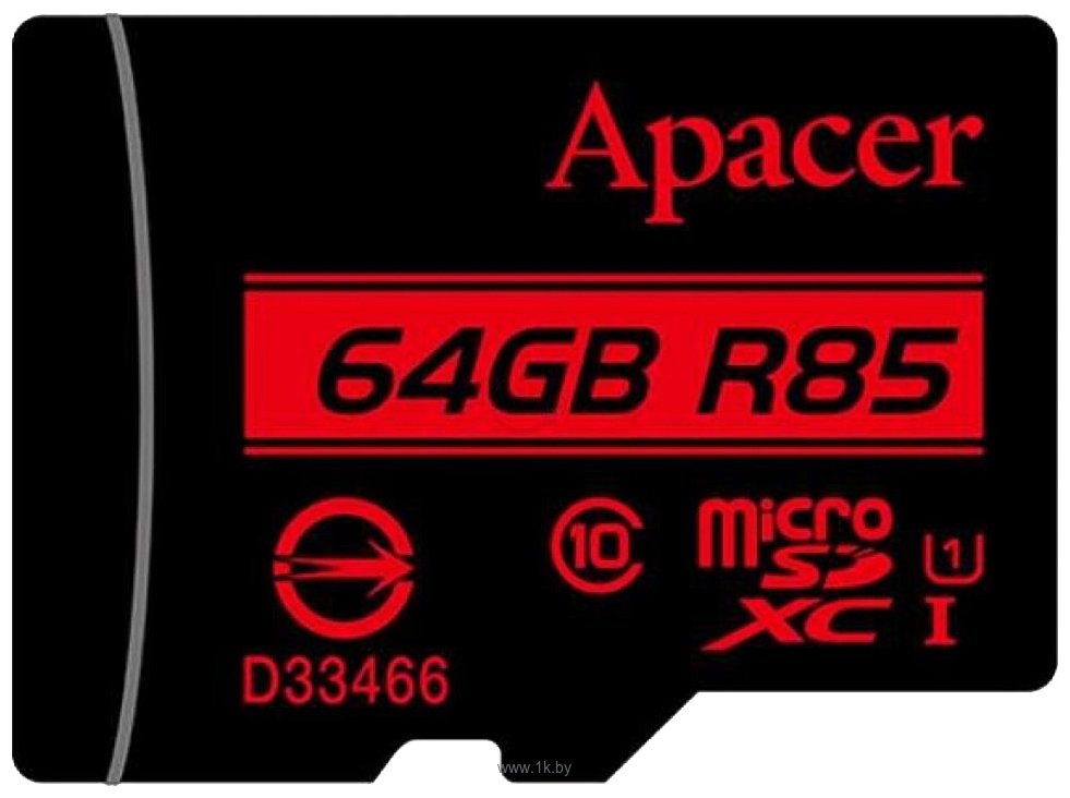 Фотографии Apacer microSDXC AP64GMCSX10U5-R 64GB (с адаптером)