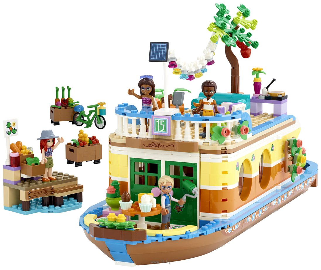 Фотографии LEGO Friends 41702 Плавучий дом на канале