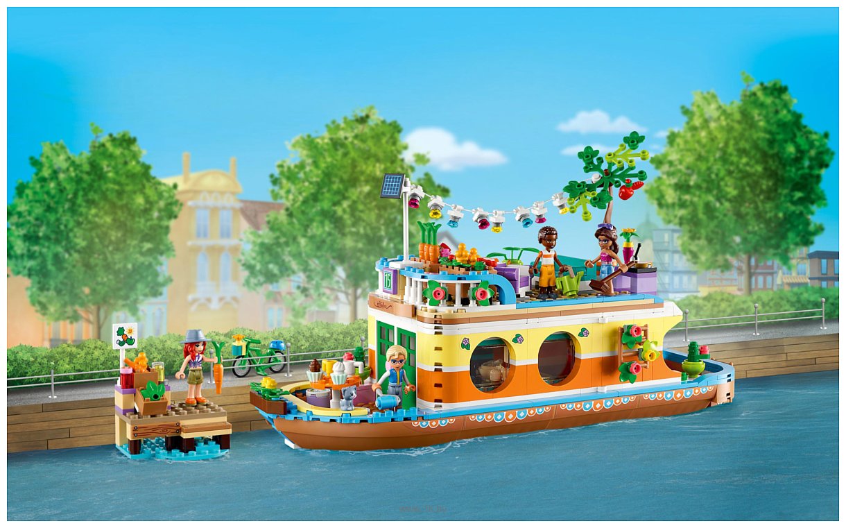 Фотографии LEGO Friends 41702 Плавучий дом на канале