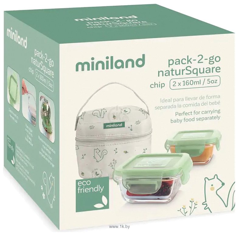 Фотографии Miniland Pack-2-go naturSquare chip