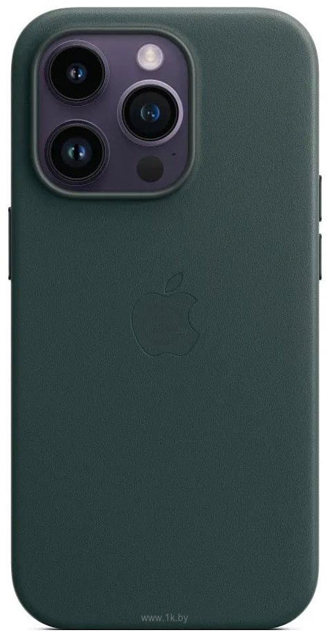 Фотографии Apple MagSafe Leather Case для iPhone 14 Pro (зеленый лес)