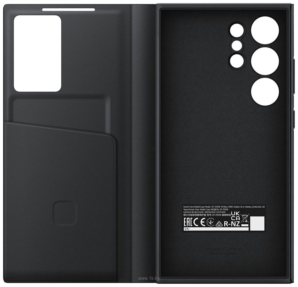 Фотографии Samsung View Wallet Case S24 Ultra (черный)