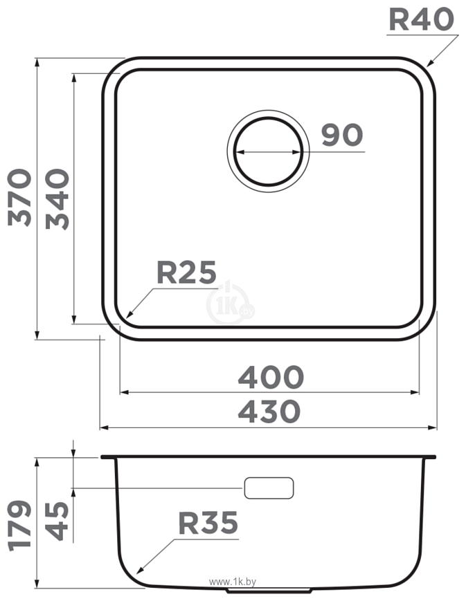 Фотографии Omoikiri Omi Ultra Mini 43-U/I