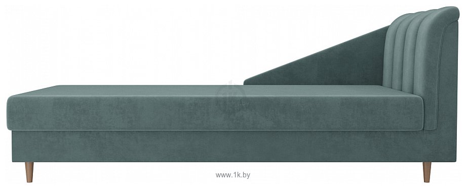 Фотографии Лига диванов Астер 104510 (правый, велюр, бирюзовый)