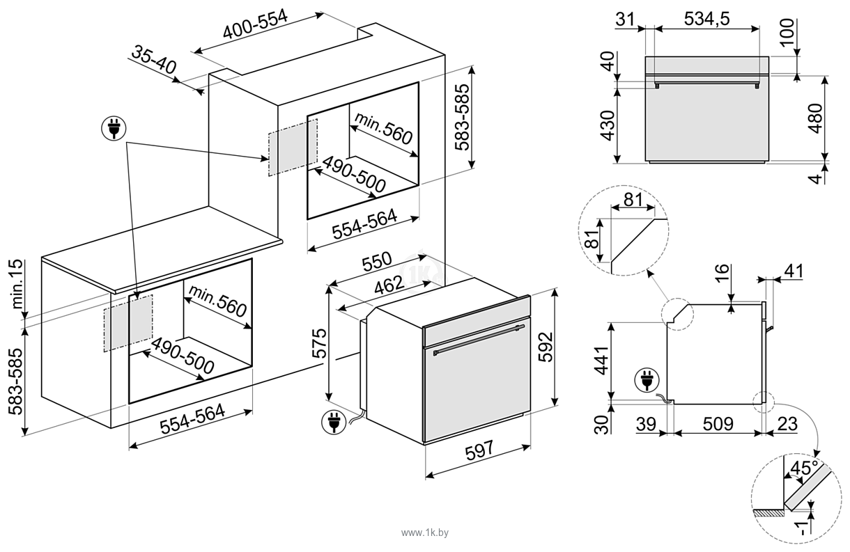 Фотографии Smeg SF6301TVX