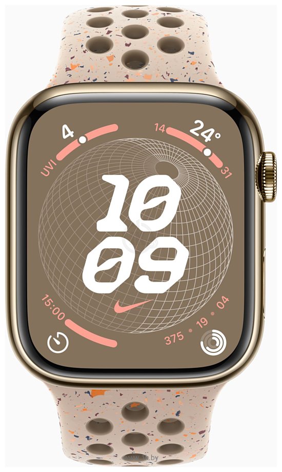 Фотографии Apple Watch Series 9 45 мм (стальной корпус, спортивный Nike)