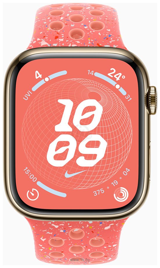 Фотографии Apple Watch Series 9 45 мм (стальной корпус, спортивный Nike)