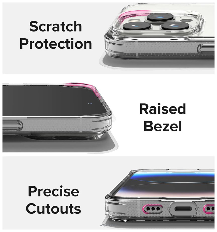 Фотографии Ringke Fusion Bumper для Apple iPhone 14 Pro Max Clear