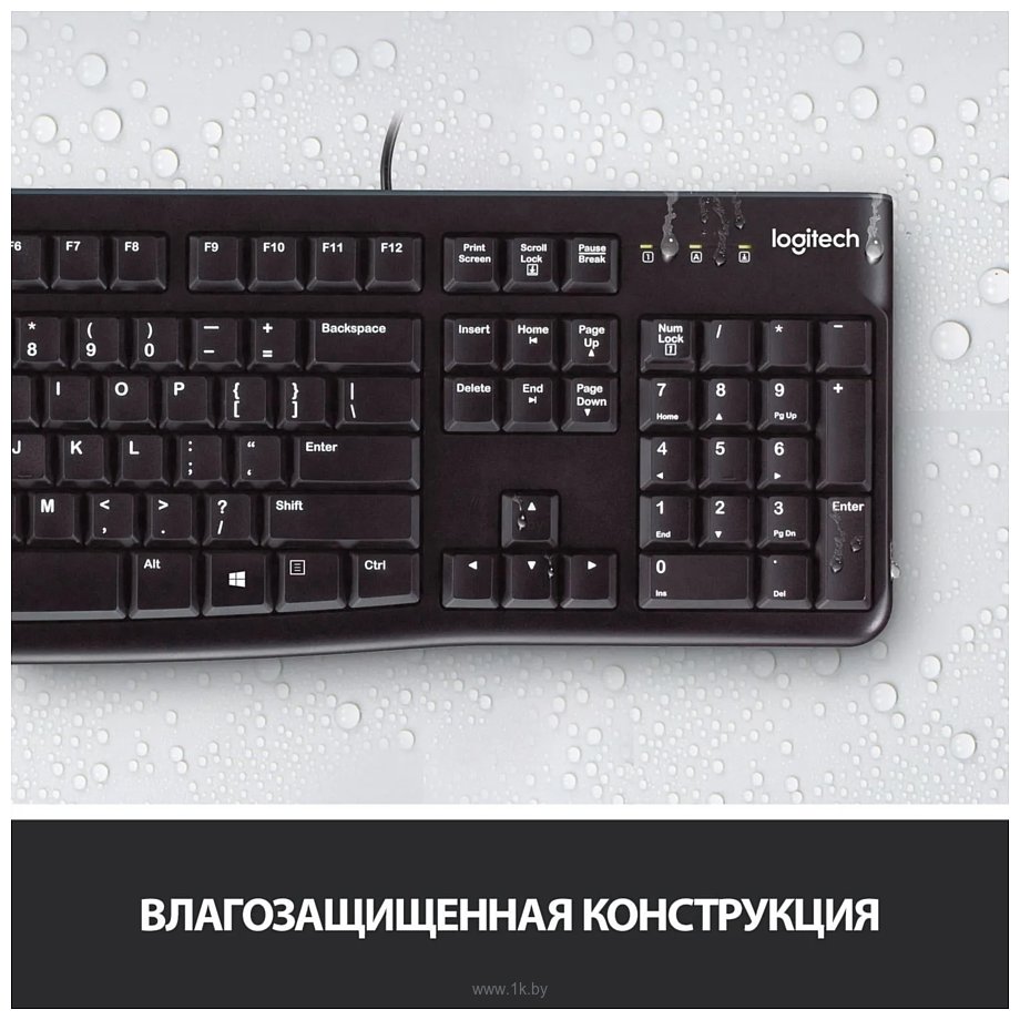 Фотографии Logitech K120 920-002583 нет кириллицы