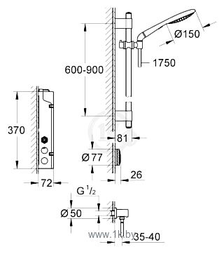 Фотографии Grohe Rainshower Solo F-digital 36298000