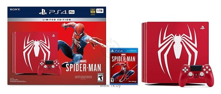 Фотографии Sony PlayStation 4 Pro Spider-Man