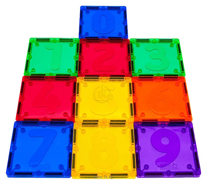 Фотографии PicassoTiles 3-D Magnetic Building Tiles PT22 Piece Numerical Set
