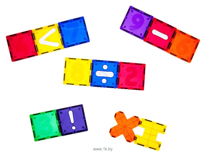 Фотографии PicassoTiles 3-D Magnetic Building Tiles PT22 Piece Numerical Set
