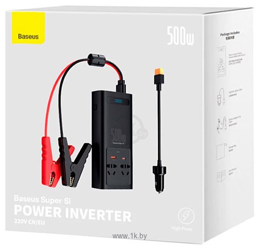 Фотографии Baseus Super Si Power Inverter 500W (220V CN/EU)