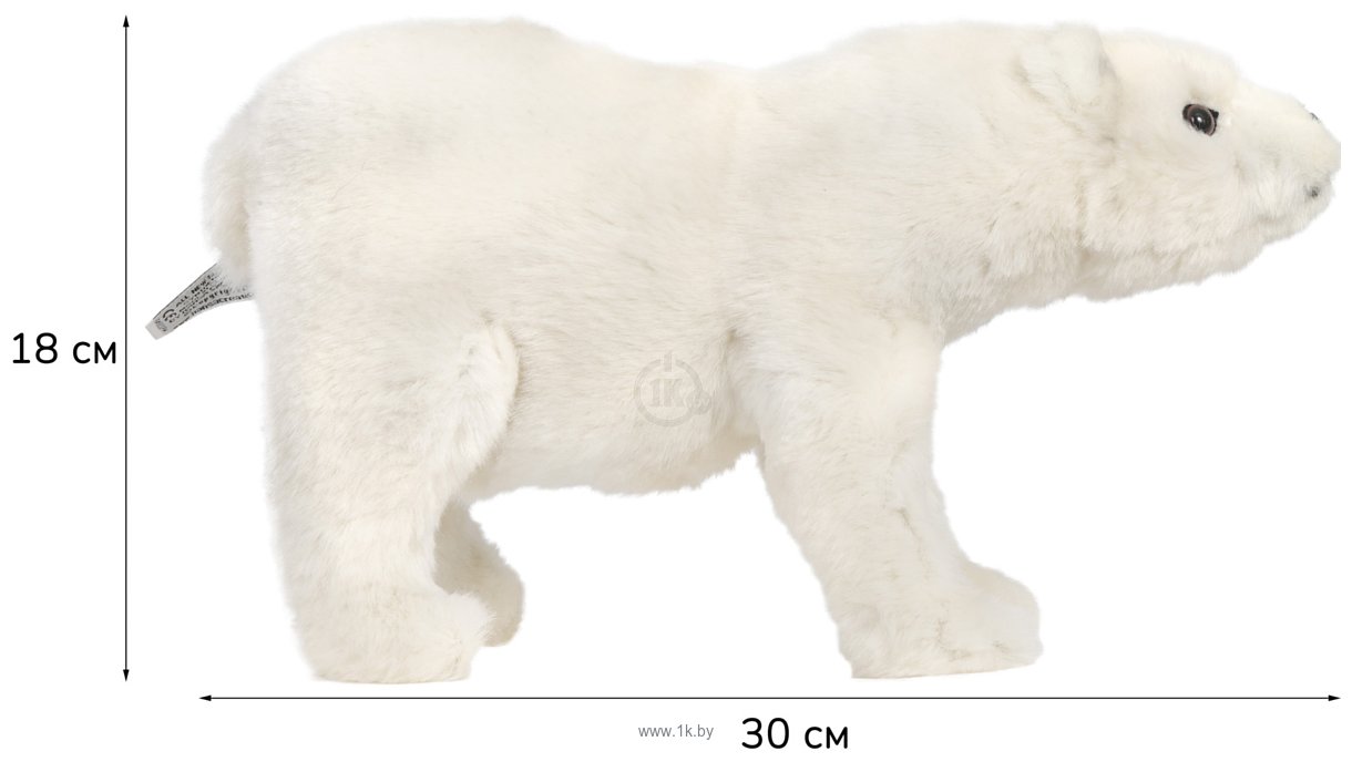 Фотографии Hansa Сreation Полярный медведь стоящий 7469 (30 см)