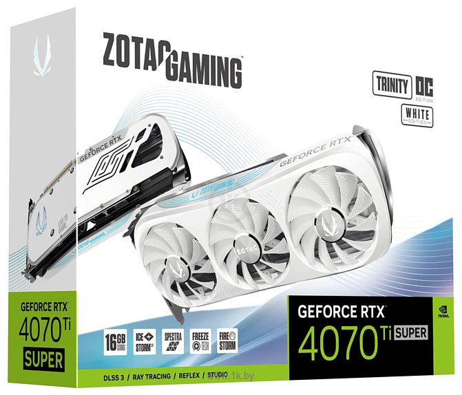 Фотографии ZOTAC GeForce RTX 4070 Ti Super Trinity OC White Edition 16GB GDDR6X (ZT-D40730Q-10P)