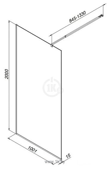 Фотографии AM.PM Func 100x200 W84WI-100-F1-MTE