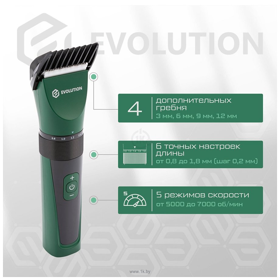 Фотографии Evolution Barber Full control + Триммер для носа и ушей Deerma DEM-TM05W
